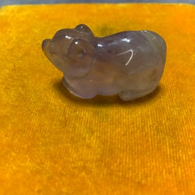 AMETHYST LUCKY BEAST PENDANT