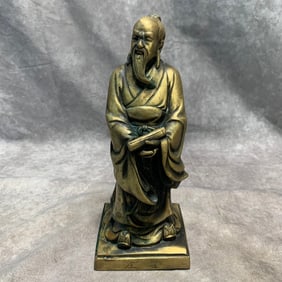 BRONZE ZHUANGZI STATUE ORNAMENT
