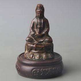 SMALL BRONZE BUDDHA STATUE