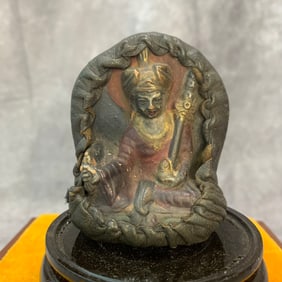 TIBETAN BUDDHIST GHAU (PORTABLE SHRINE)