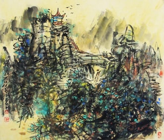 LIU ZHON GUANG, CHINESE PAINTING ATTRIBUTED TO
