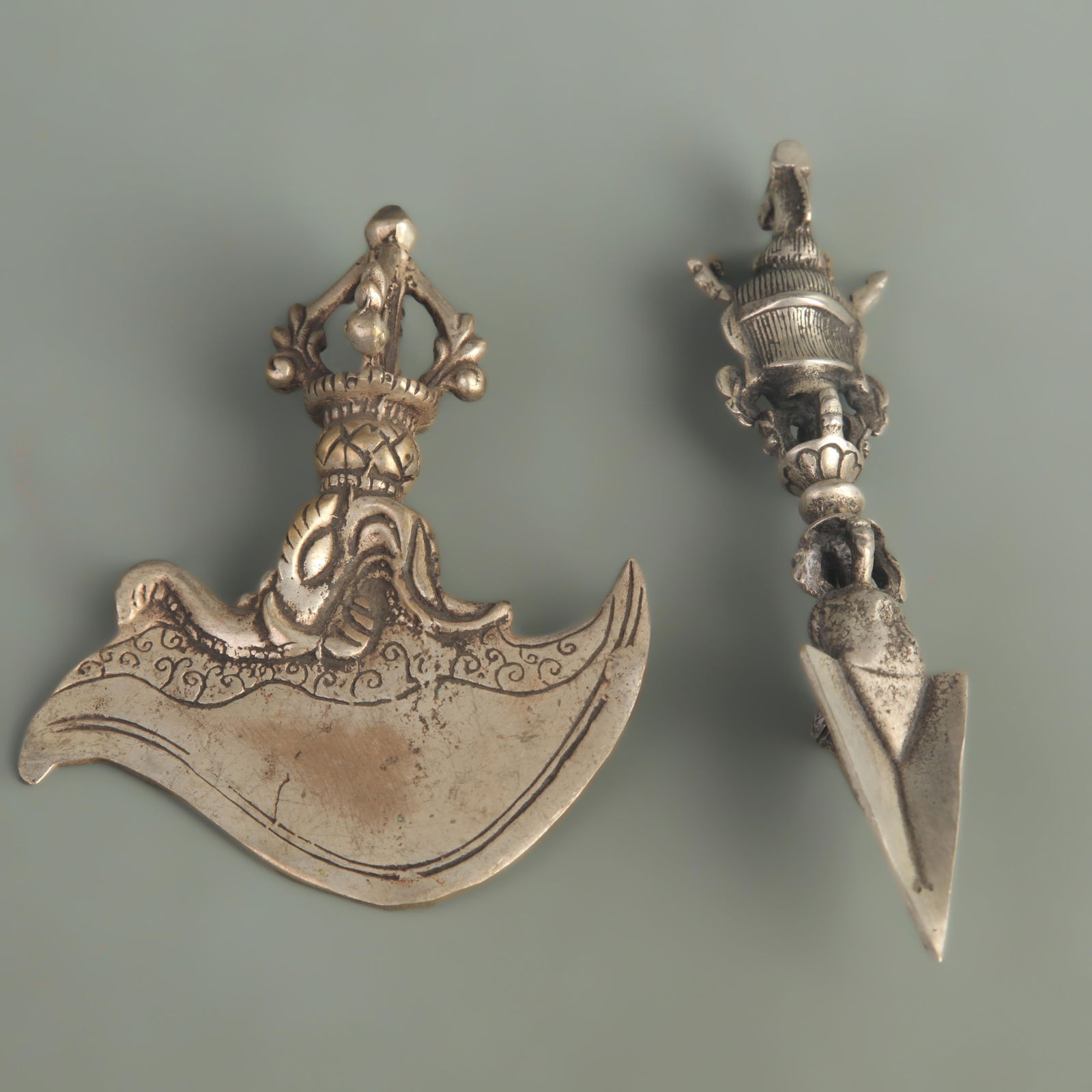 TWO TIBETAN BUDDHISM RITUAL OBJECTS (1 of 5)