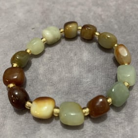 A FINE JADE MADE BRACELETS
