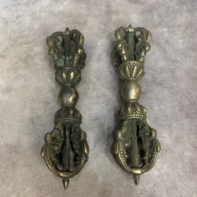SET OF TIBETAN BUDDHISM RITUAL INSTRUMENTS