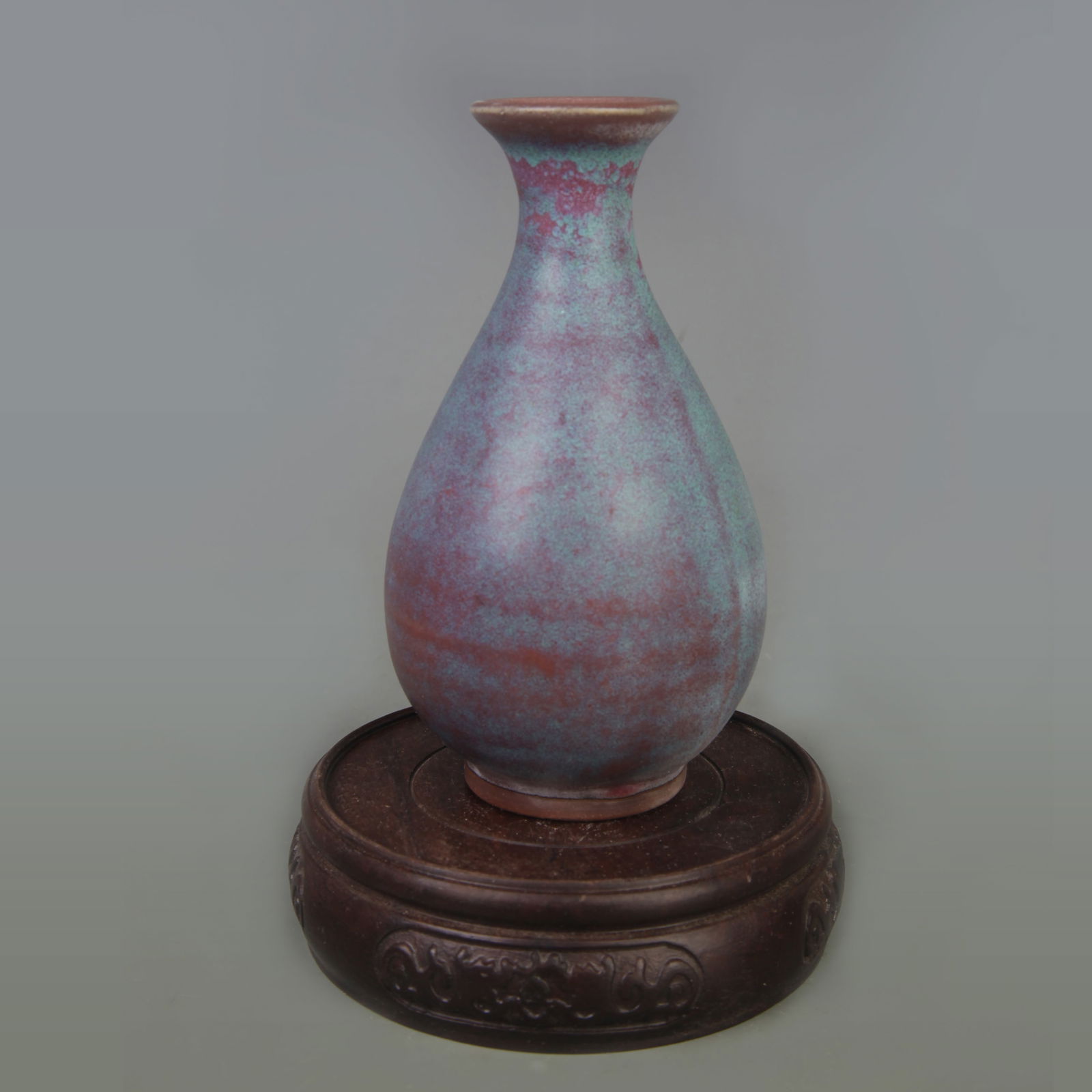 SMALL JUN KILN YU HU CHUN STYLE PORCELAIN VASE (1 of 5)