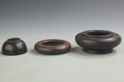 SET ROSEWOOD MADE CHINESE CALLIGRAPHY SET