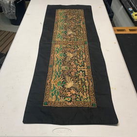 QING DYNASTY PHOENIX PATTERN EMBROIDERY