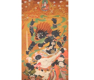 A FINE TIBETAN THANGKA