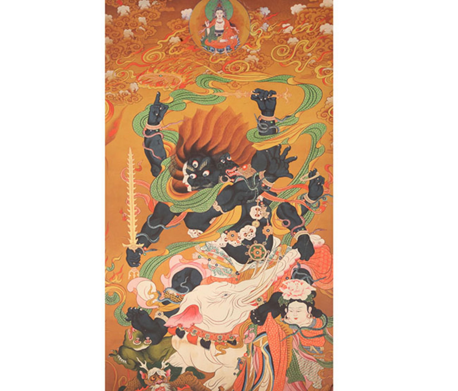 A FINE TIBETAN THANGKA (1 of 5)