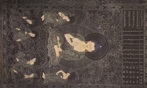 A FINE TIBETAN THANGKA