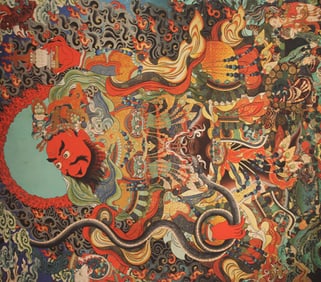 A FINE TIBETAN THANGKA