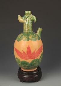 A SAN CAI COLOR PHOENIX HEAD BOTTLE