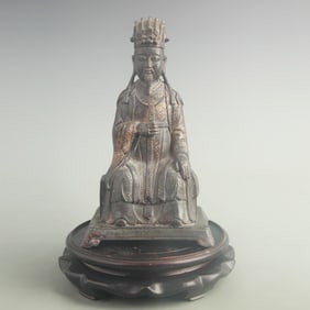 GILT BRONZE CIVIL GOD OF WEALTH