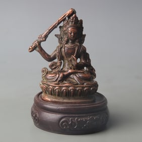 A FINE SMALL BRONZE BUDDHA STATUE