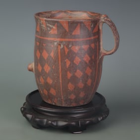 YANGSHAO CULTURE PAINTED POTTERY JAR