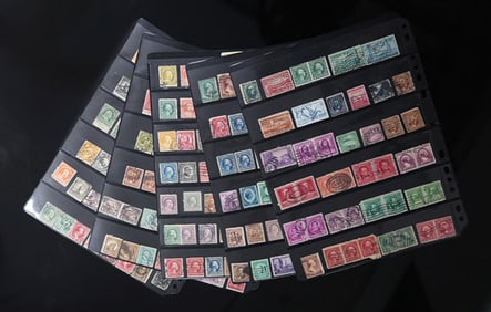 GROUP OF OLD AMERICAN OLD STAMPS