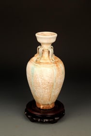 A SHADOW GLAZE FOUR TIES DISH TOP BOTTLE