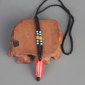 A FINE RED CORAL NECKLACE