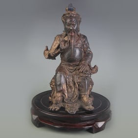 A FINE BRONZE BUDDHA STATUE