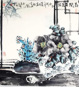 LIU SHUN BING, CHINESE PAINTING ATTRIBUTED TO