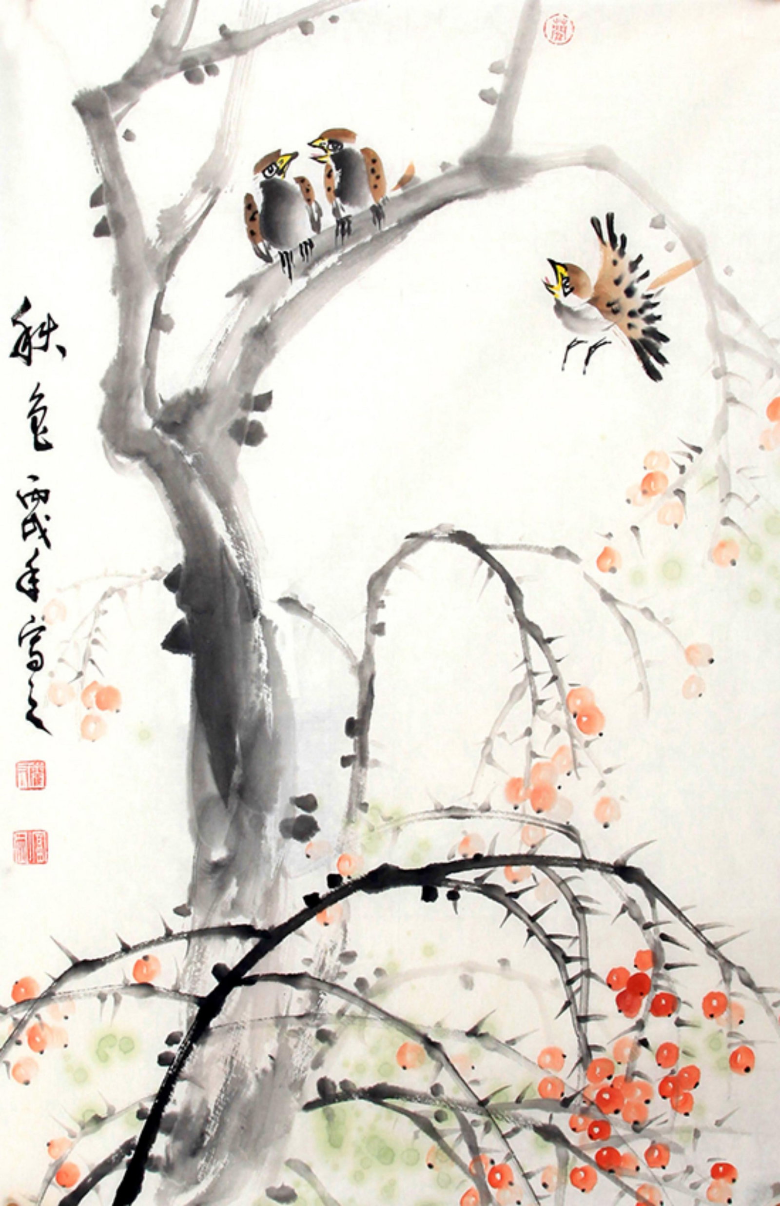 PU FU GANG, CHINESE PAINTING ATTRIBUTED TO: Contemporary, High: 27.00inch Width:18.00inch