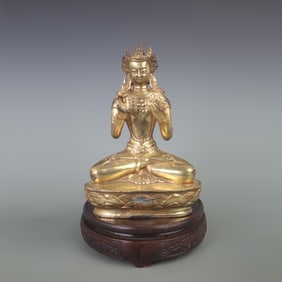 A FINE BRONZE BUDDHA STATUE