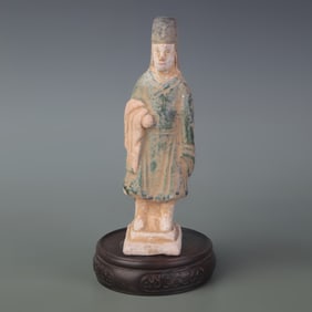 TANG STYLE THREE-COLOR (SANCAI) HUMAN FIGURE