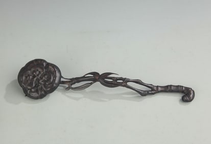 RARE ROSEWOOD SHAPED RU YI DECORATION