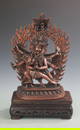 RARE FINELY CARVED ANUTTARAYOGA TANTRA STATUE