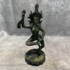 TIBETAN BUDDHIST BRONZE VAJRAYOGINI STATUE