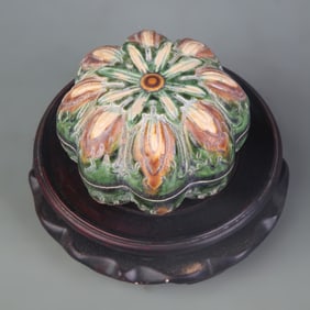 SAN CAI COLOR POTTERY BOX