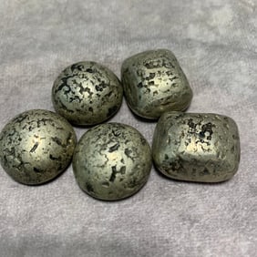GROUP OF OLD CHINESE COIN STYLE ALLOY METAL PAPER WEIGHT