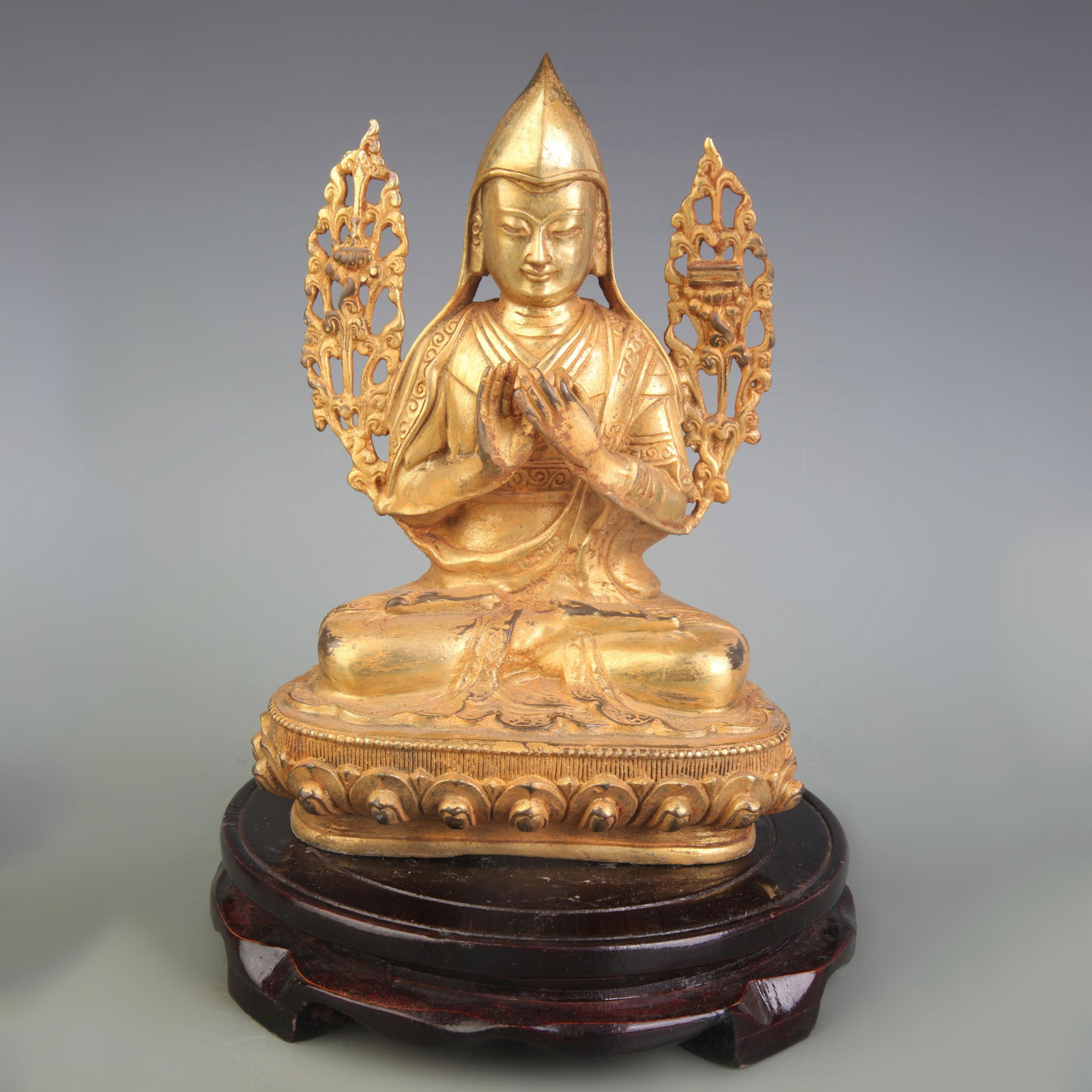 TIBETAN BUDDHIST STATUE - TSONGKHAPA (1 of 5)