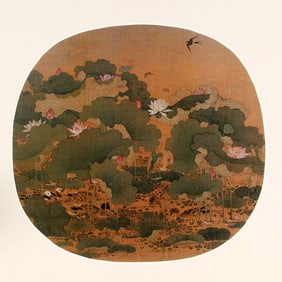 A COPY OF CHINESE PAINTING ON SILK