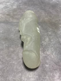 ANCIENT CHINESE CRYSTAL HUMAN-FACED PHALLUS