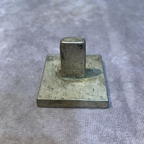 A FINE WHITE BRONZE MADE SEAL