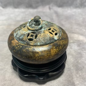 BRONZE HAND WARMER WITH XUANDE MARK