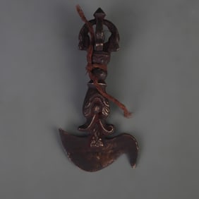 TIBETAN BUDDHIST RITUAL OBJECT – VAJRA CHOPPER