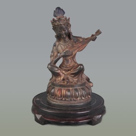 A FINE BRONZE BUDDHA STATUE