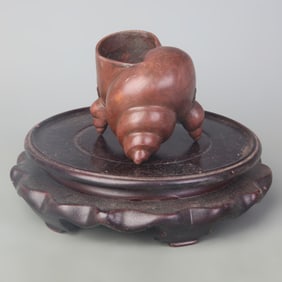 SMALL SNAIL-SHAPED INCENSE BURNER