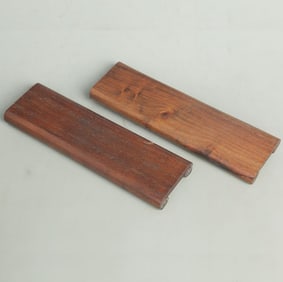 HUANGHUALI WOOD CLOUD CARVED CLOUD PATTERN PEN REST.
