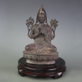 TIBETAN BUDDHIST STATUE OF TSONGKHAPA