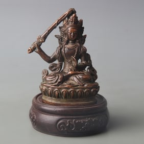 SMALL BRONZE BUDDHA STATUE