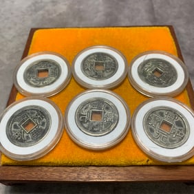 6 PIECES OF ANCIENT CHINESE COINS