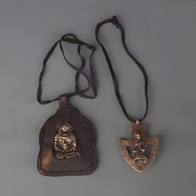 SET OF TIBETAN BUDDHIST RITUAL IMPLEMENTS