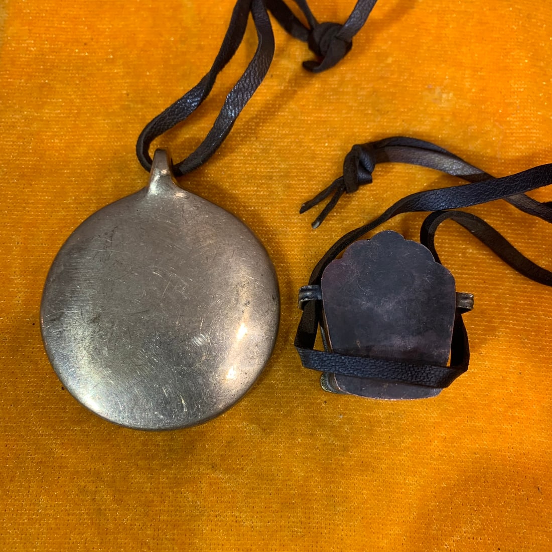 GROUP OF TIBETAN BUDDHIST RITUAL INSTRUMENTS (1 of 3)