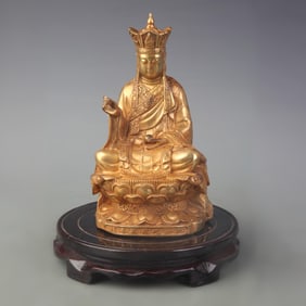 A FINE BRONZE K?ITIGARBHA BODHISATTVA STATUE