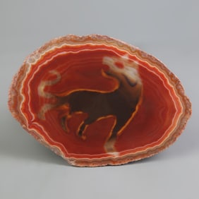 AGATE BEAST PATTERN ORNAMENT