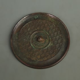 BRONZE MIRROR FROM THE WARRING STATES PERIOD STYLE