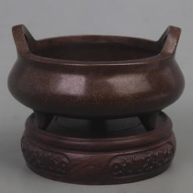 A FINE XUAN DE STYLE THREE FOOT BRONZE CENSER